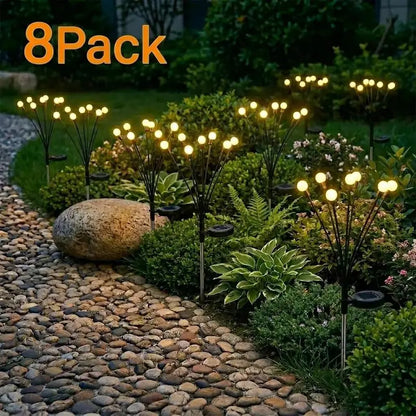 Solar Firefly LED Garden Lights