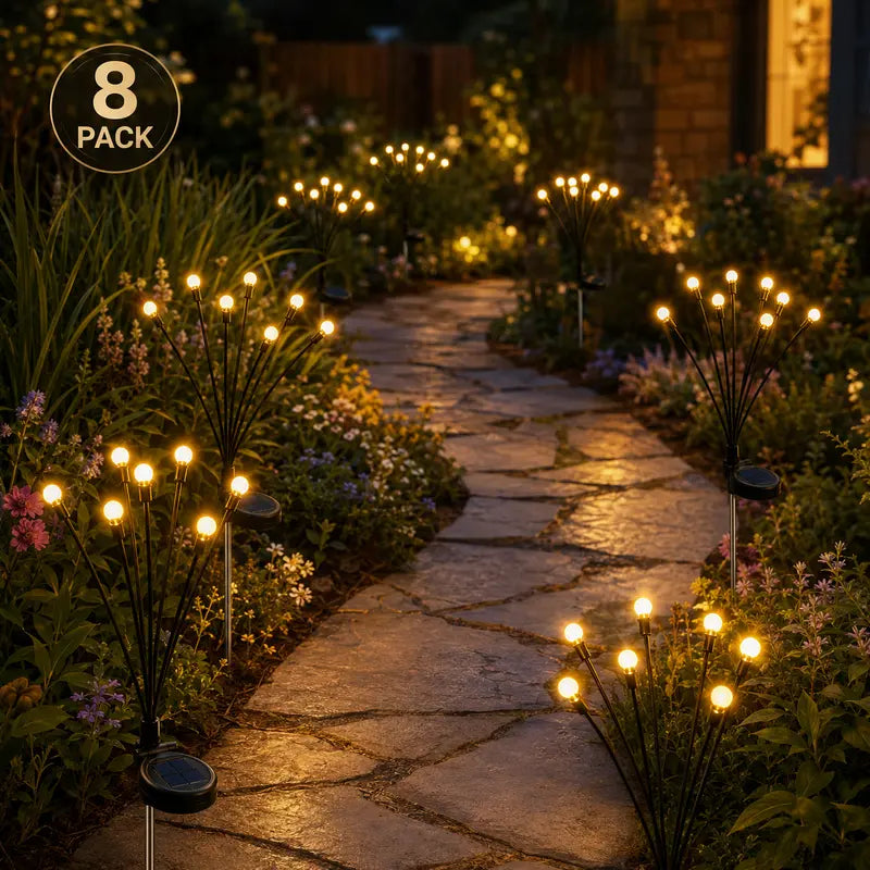Solar Firefly LED Garden Lights
