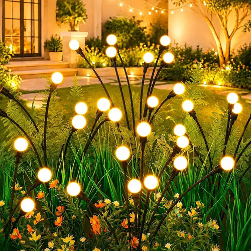 Solar Firefly LED Garden Lights