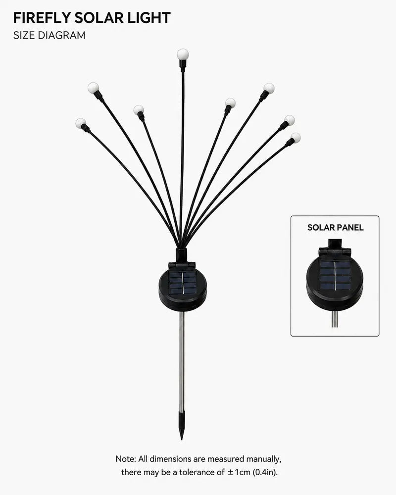 Solar Firefly LED Garden Lights