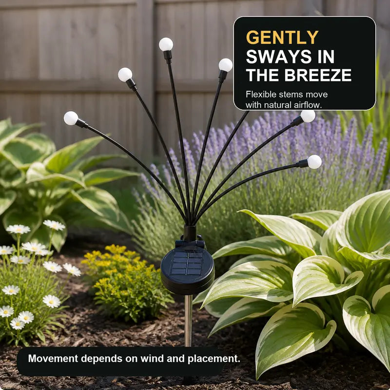Solar Firefly LED Garden Lights